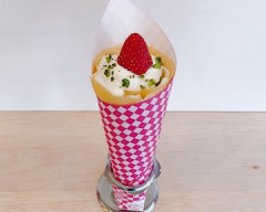 ホワイトチョコショートケーキ生クリーム