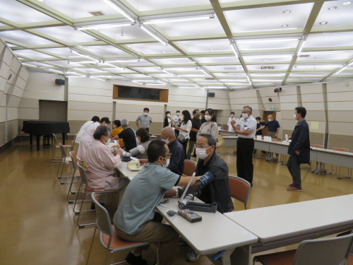 第1098回例会 早朝健康診断
