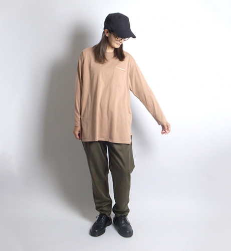 sug20154  2-tone tunic pullover
