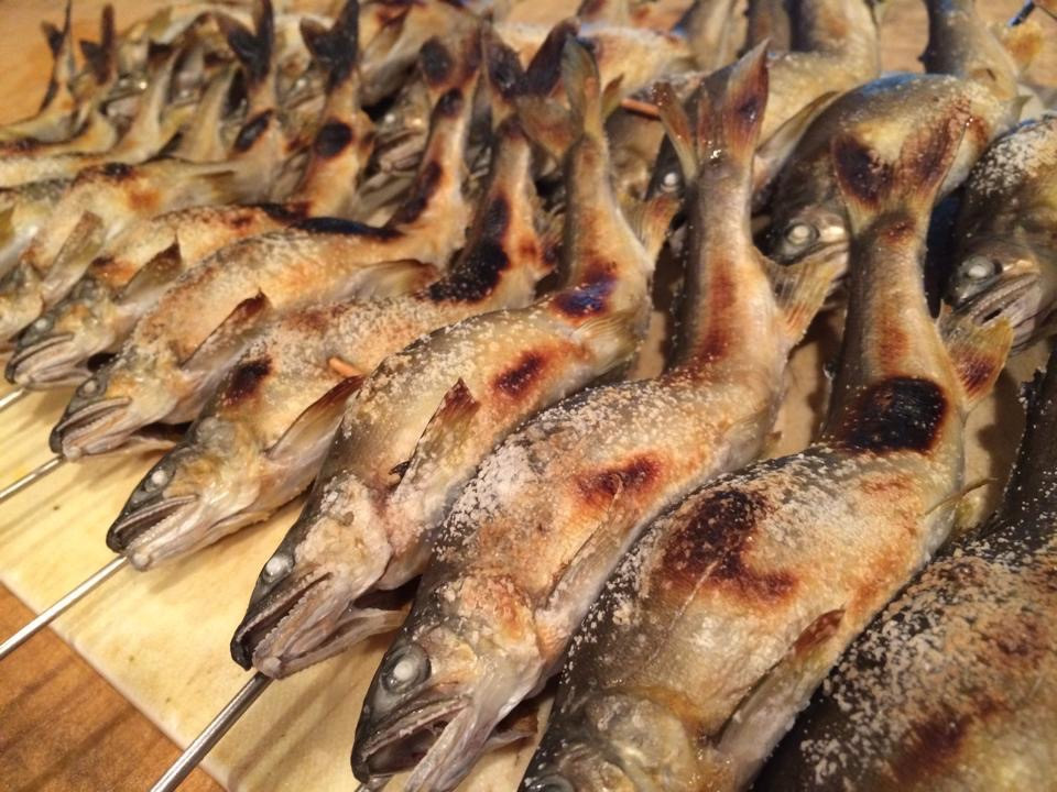 鮎の塩焼き