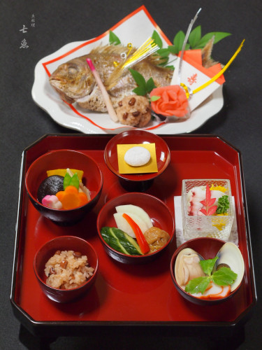【おウチでごちそう】石神井公園へお食い初めの仕出し配達
