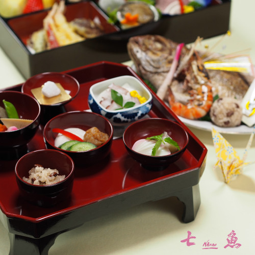 【女の子】下石神井へお食い初めの仕出し配達