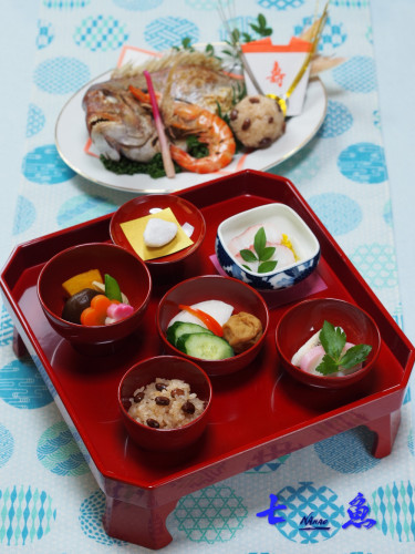 【男の子】杉並区へお食い初めの仕出し宅配