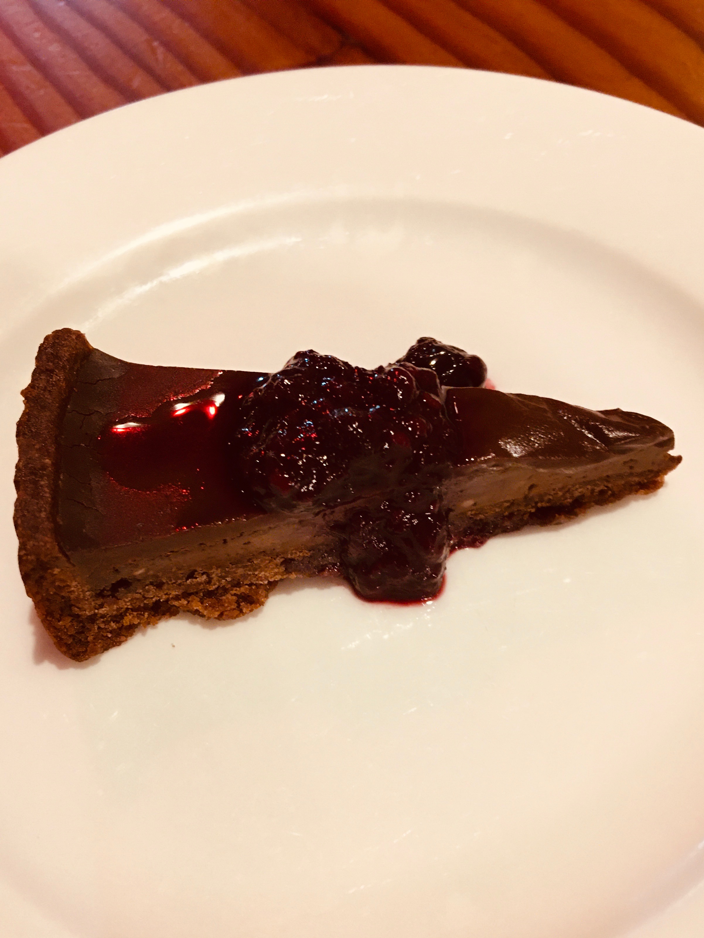 大人の為のチョコレートタルト