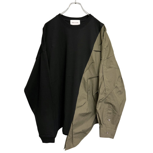 最新色 dress grunge half shirt