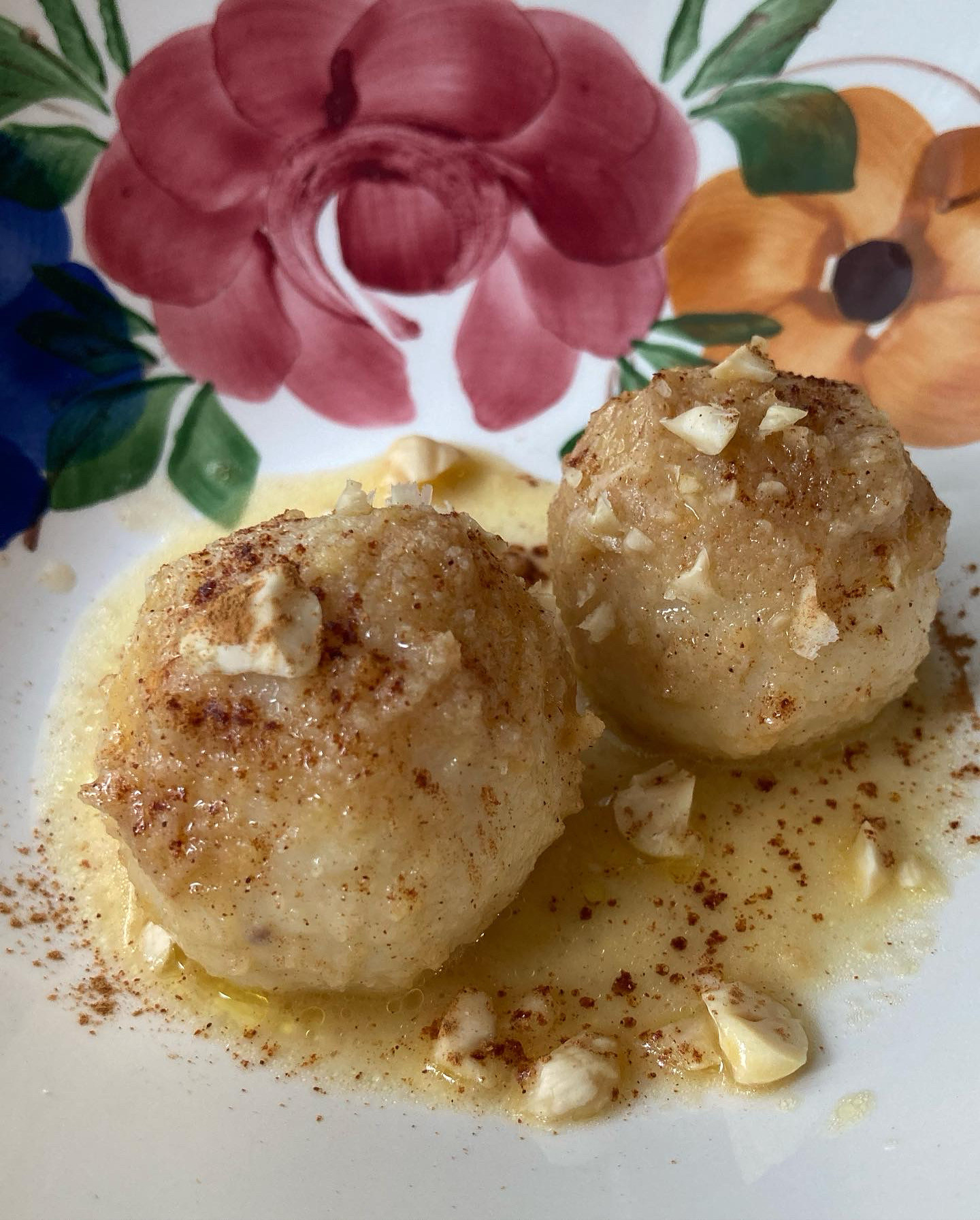 チェリーを包んだニョッキ