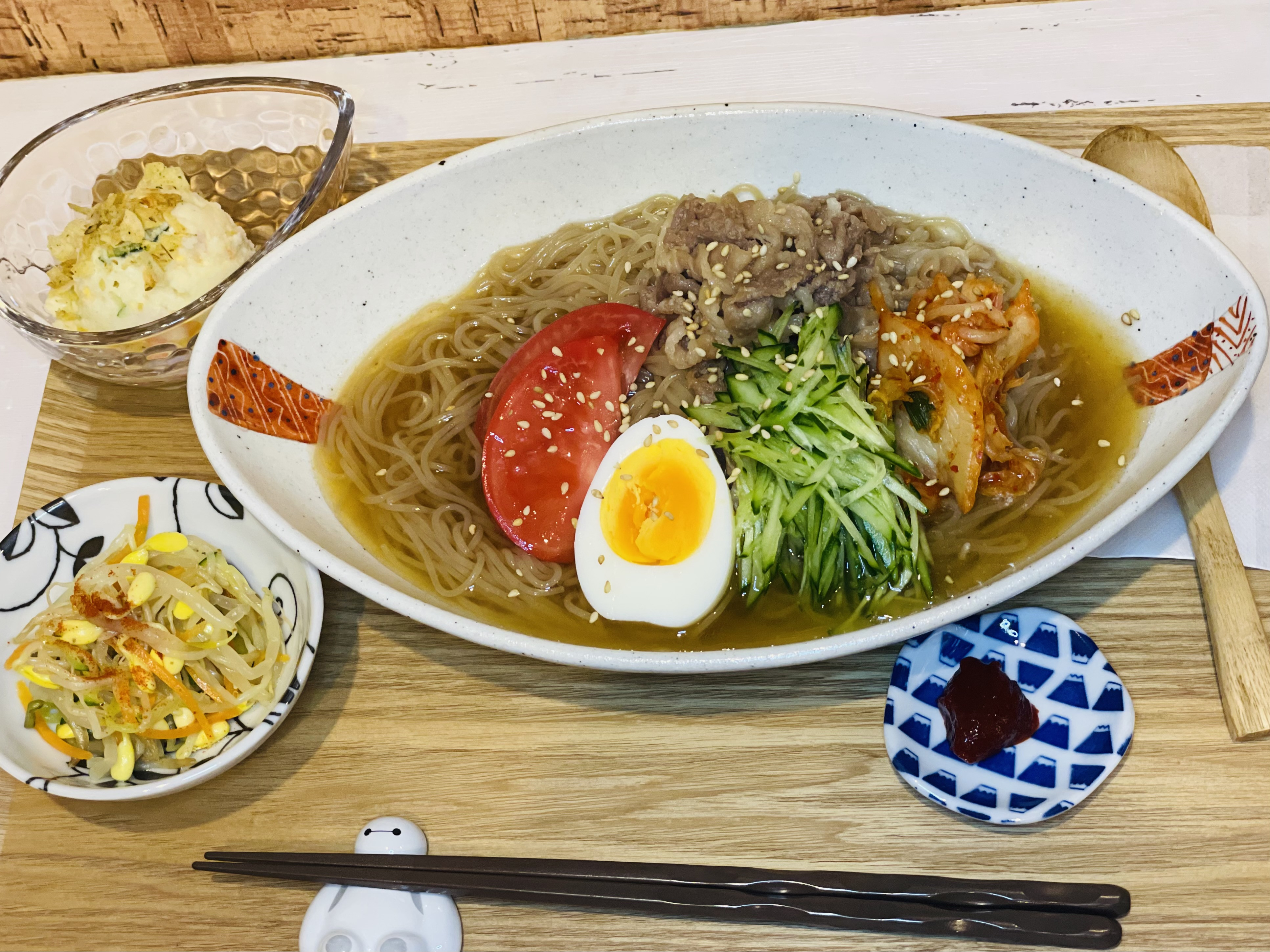 韓国冷麺でさっぱり⭐︎