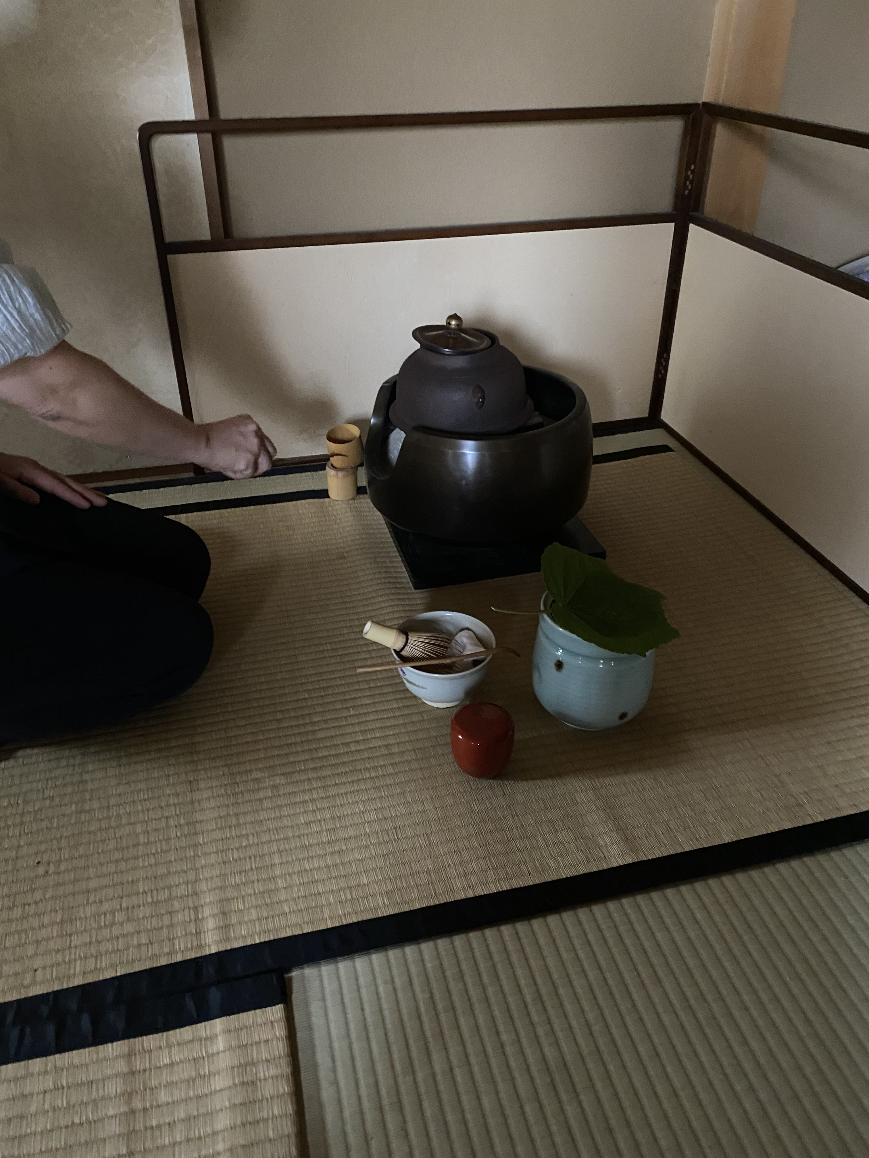 葉蓋のお稽古を...