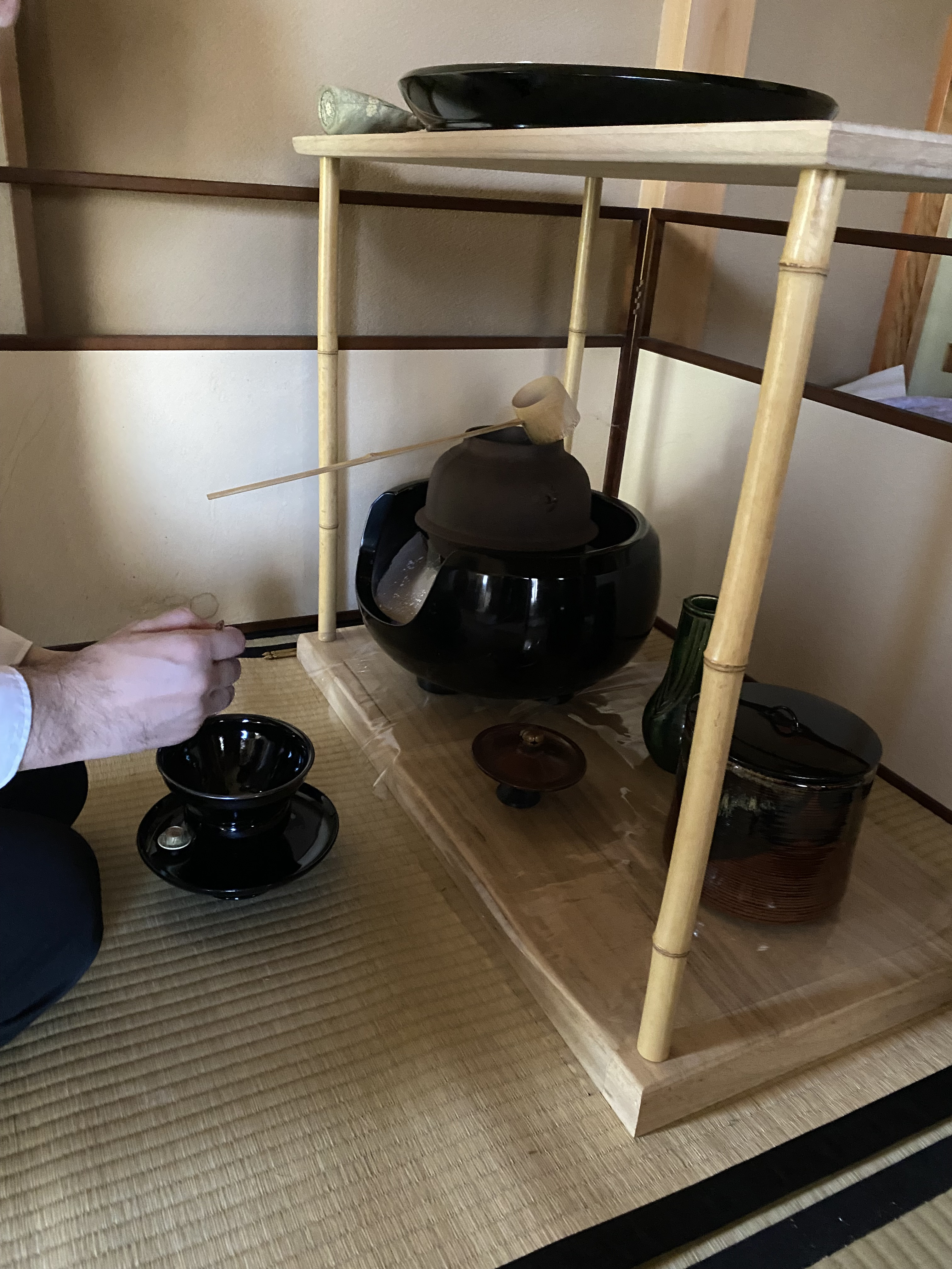 行ノ行台子のお点前を・・・