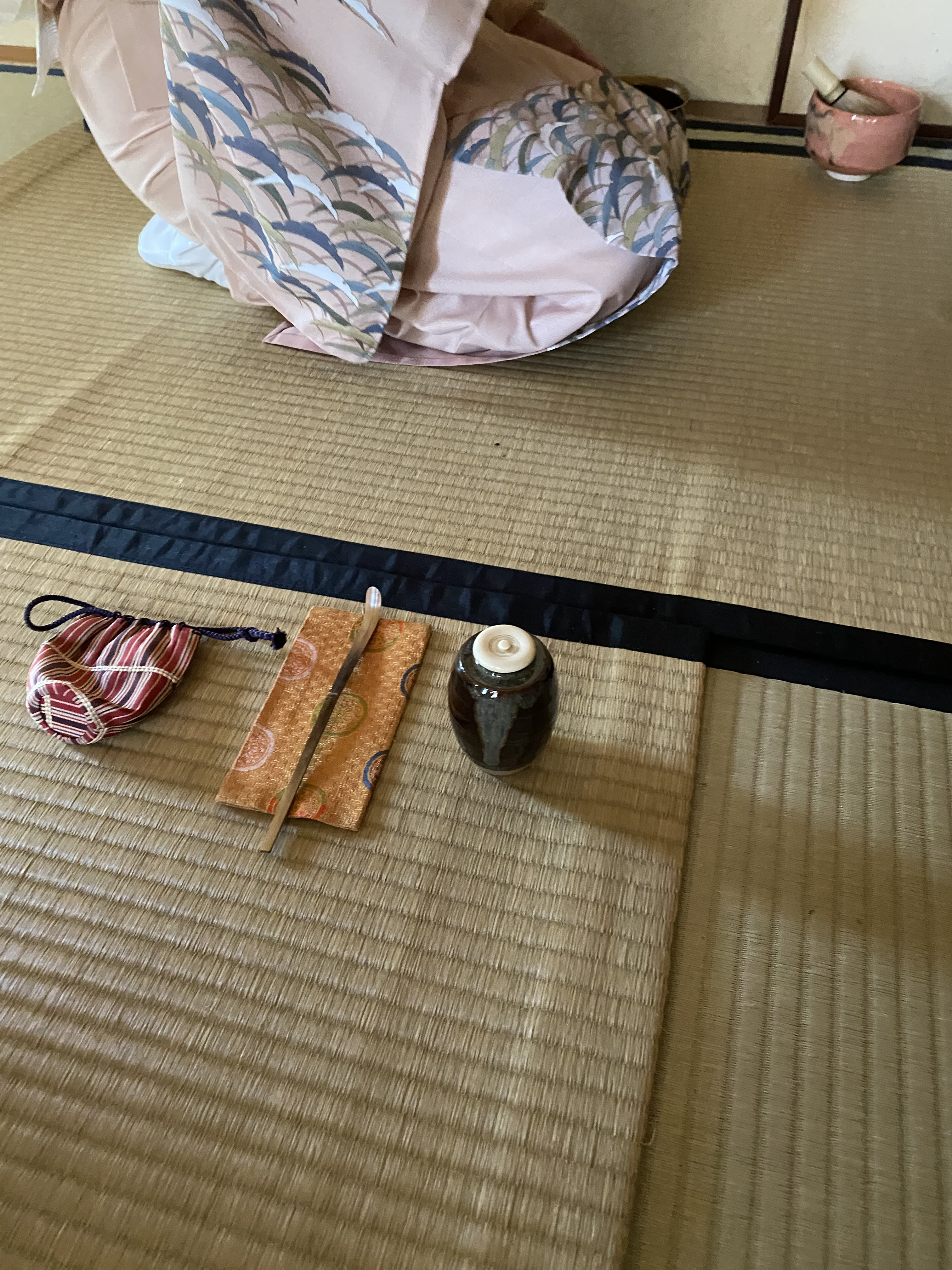 茶杓荘のお稽古を…