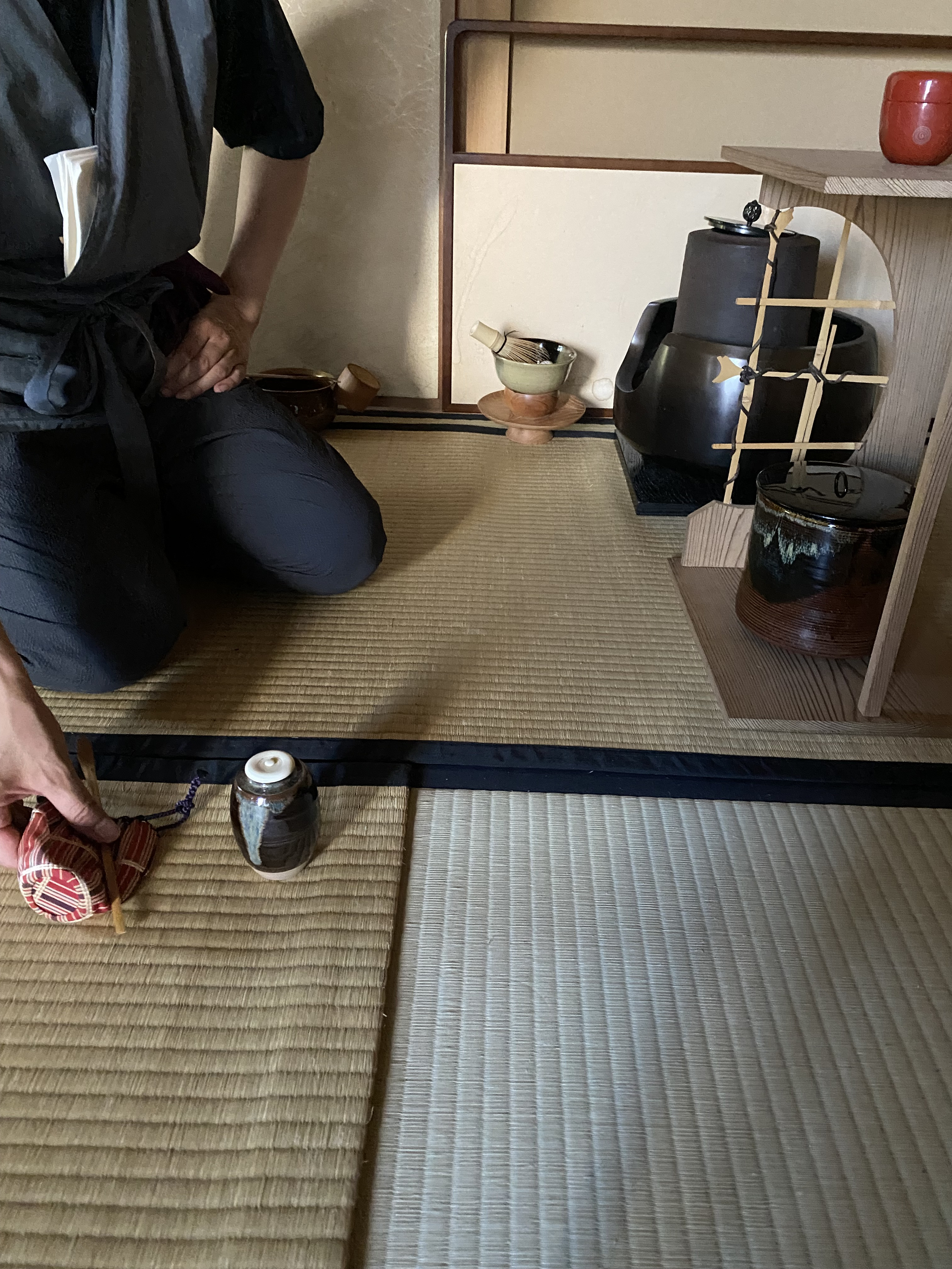 貴人点濃茶点前を…