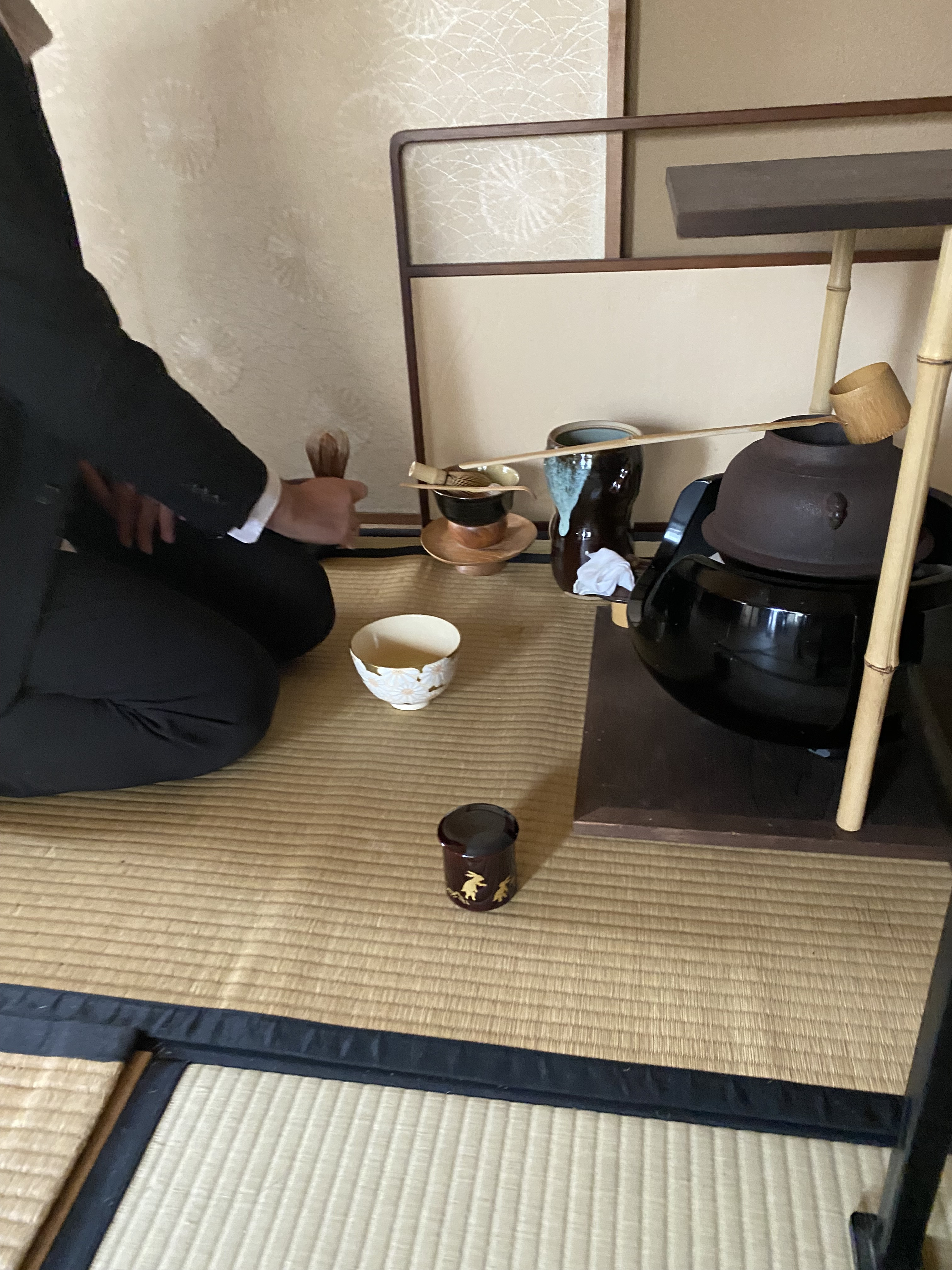 貴人清次薄茶点前を・・・