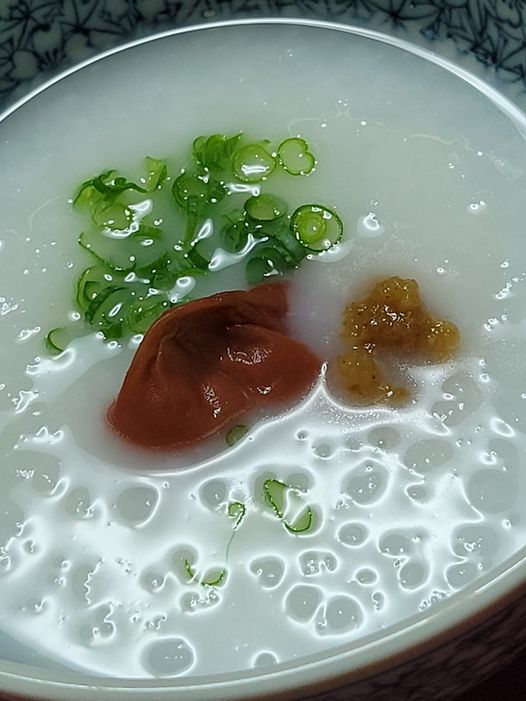 柚子塩糀　お粥