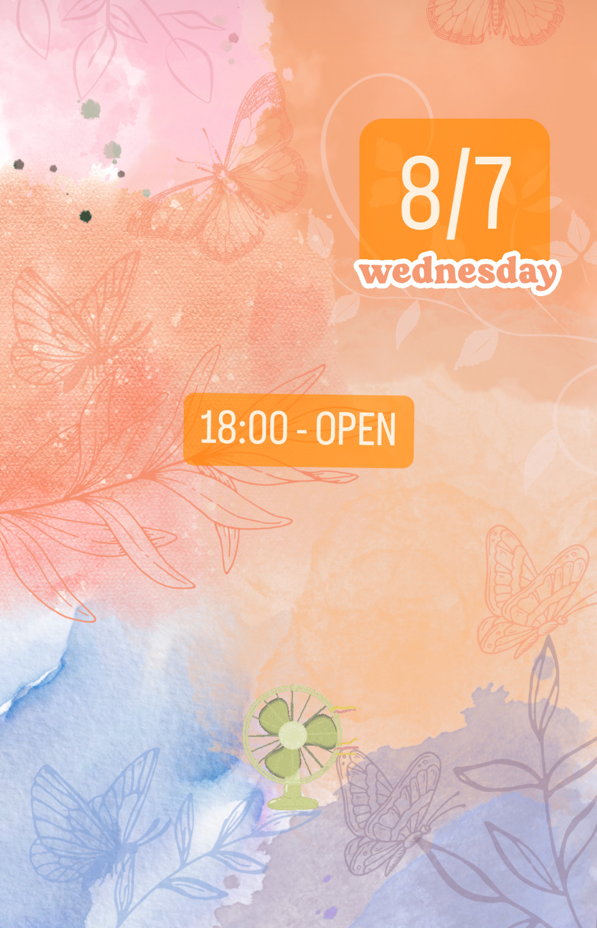 ＊ 8/7(水)夜営業 ＊