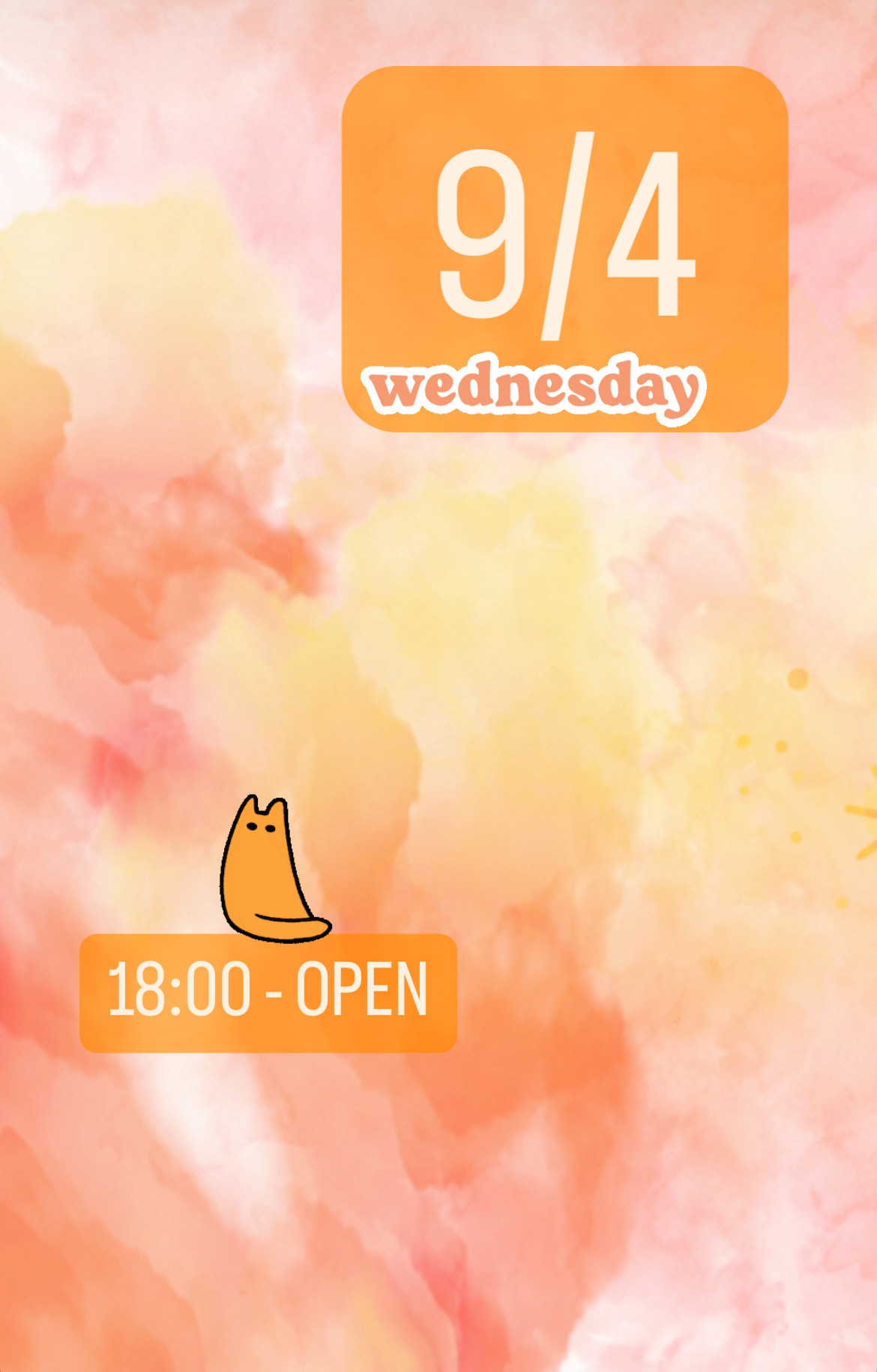 ＊ 9/4(水)夜営業 ＊
