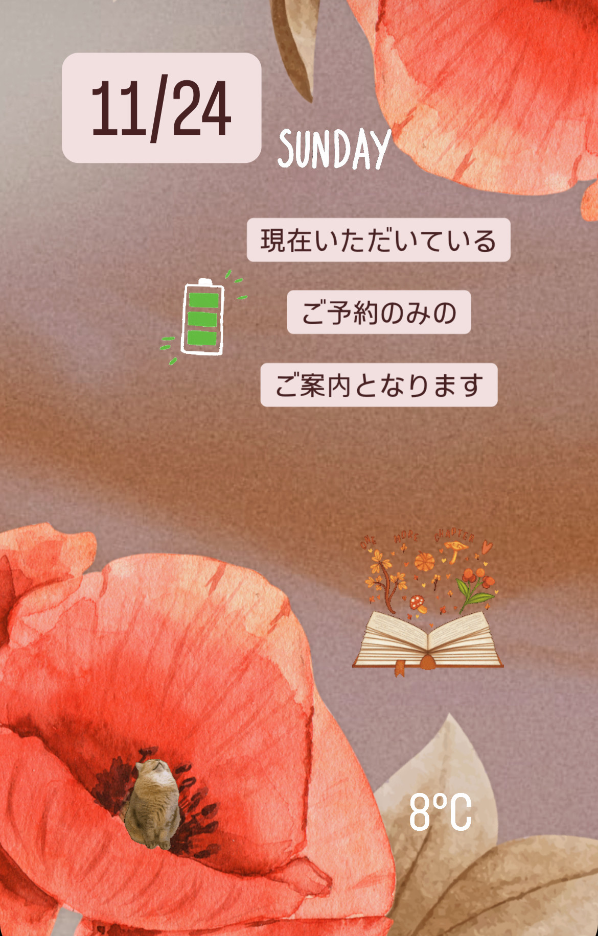 ＊ 11/24(日)夜営業 ＊
