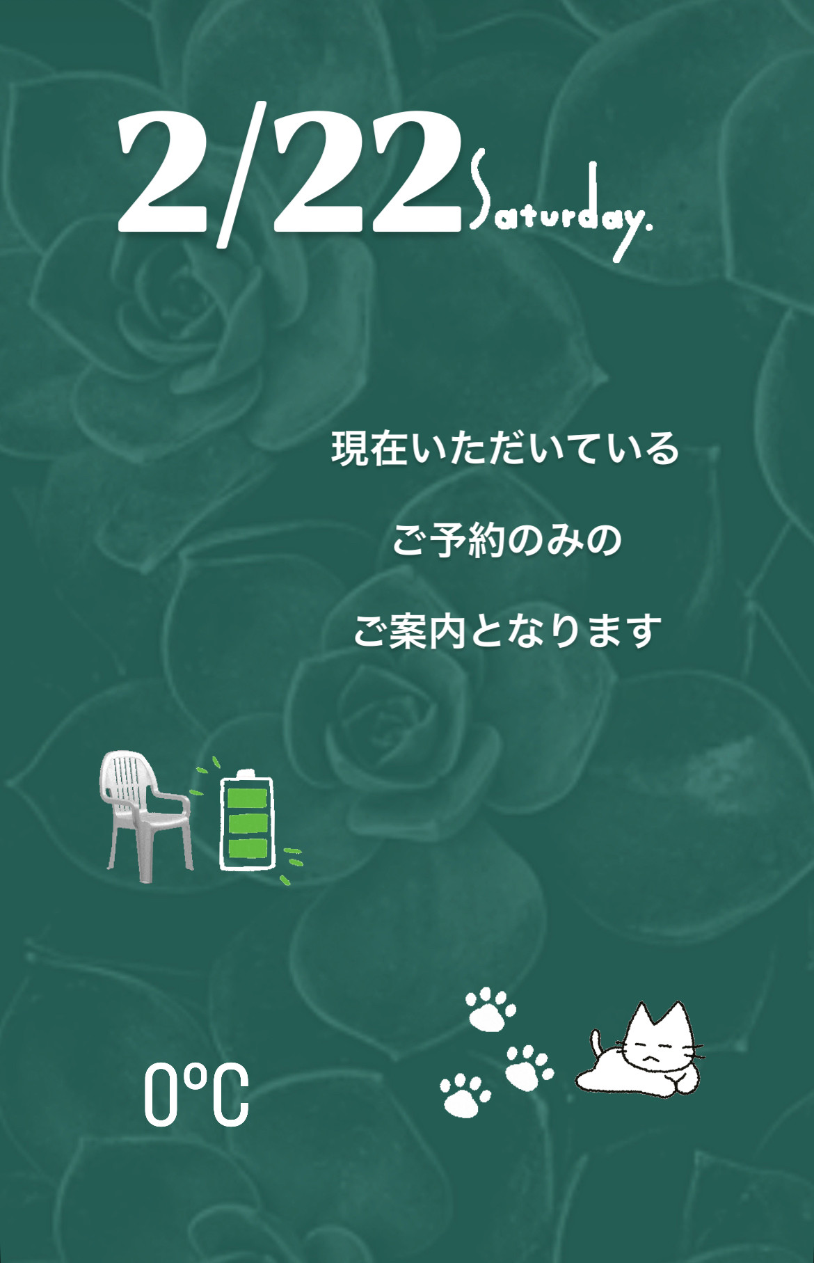 ＊ 2/22(土)夜営業 ＊