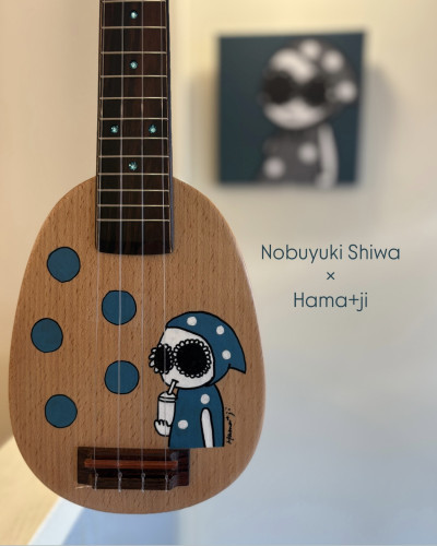 コラボウクレレ展示中✨