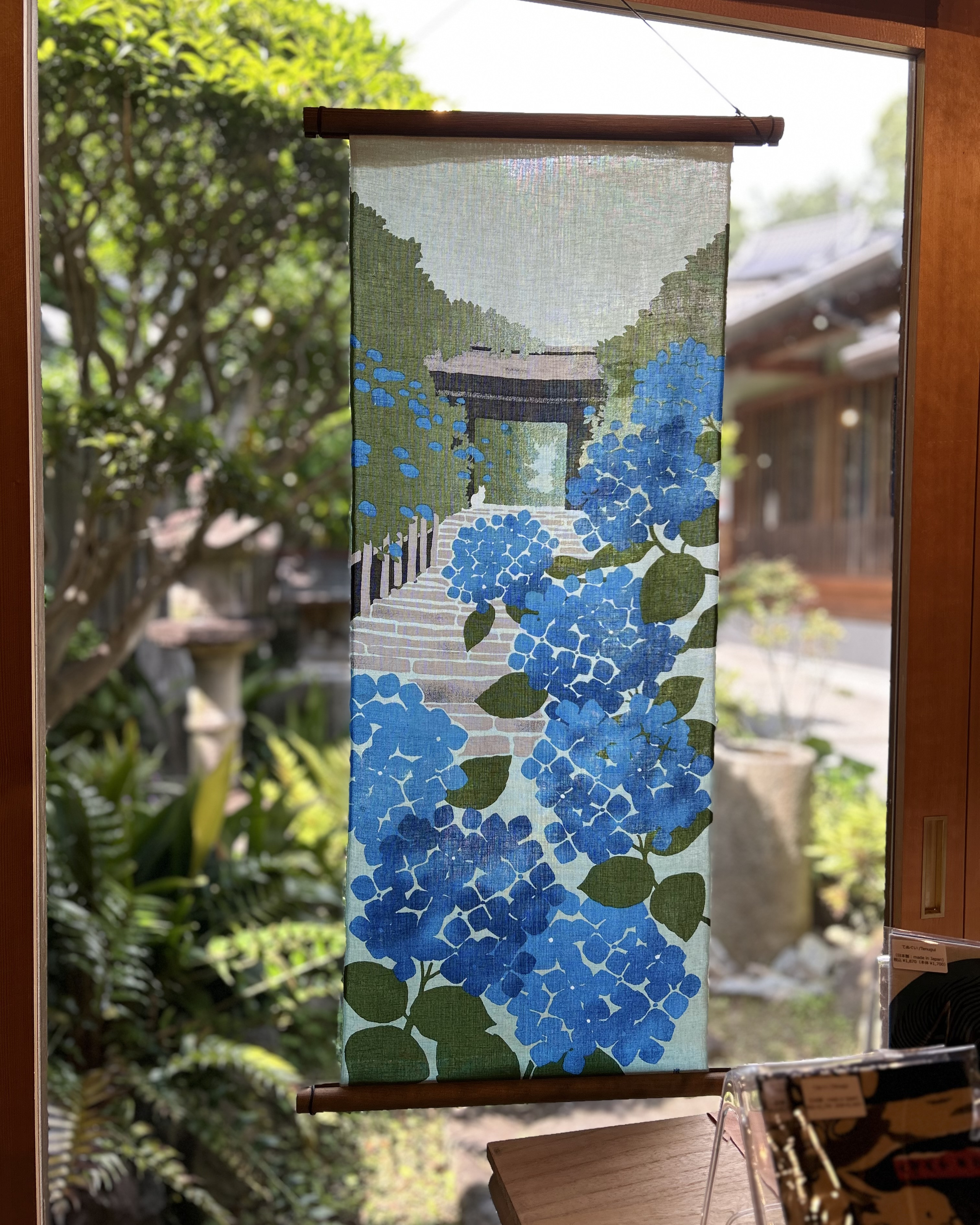 手ぬぐい「あじさい物語」