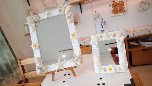 沖縄手作り体験ミラー