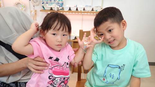 沖縄手作り体験レジンキーホルダー