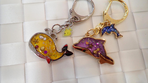 沖縄手作り体験レジンキーホルダー
