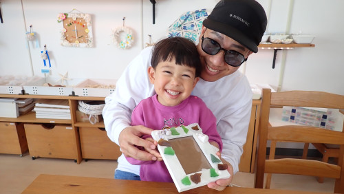 沖縄手作り体験レジンキーホルダー