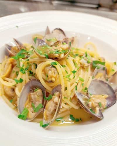 愛知県産浅利のスパゲッティ ボンゴレ ビアンコ