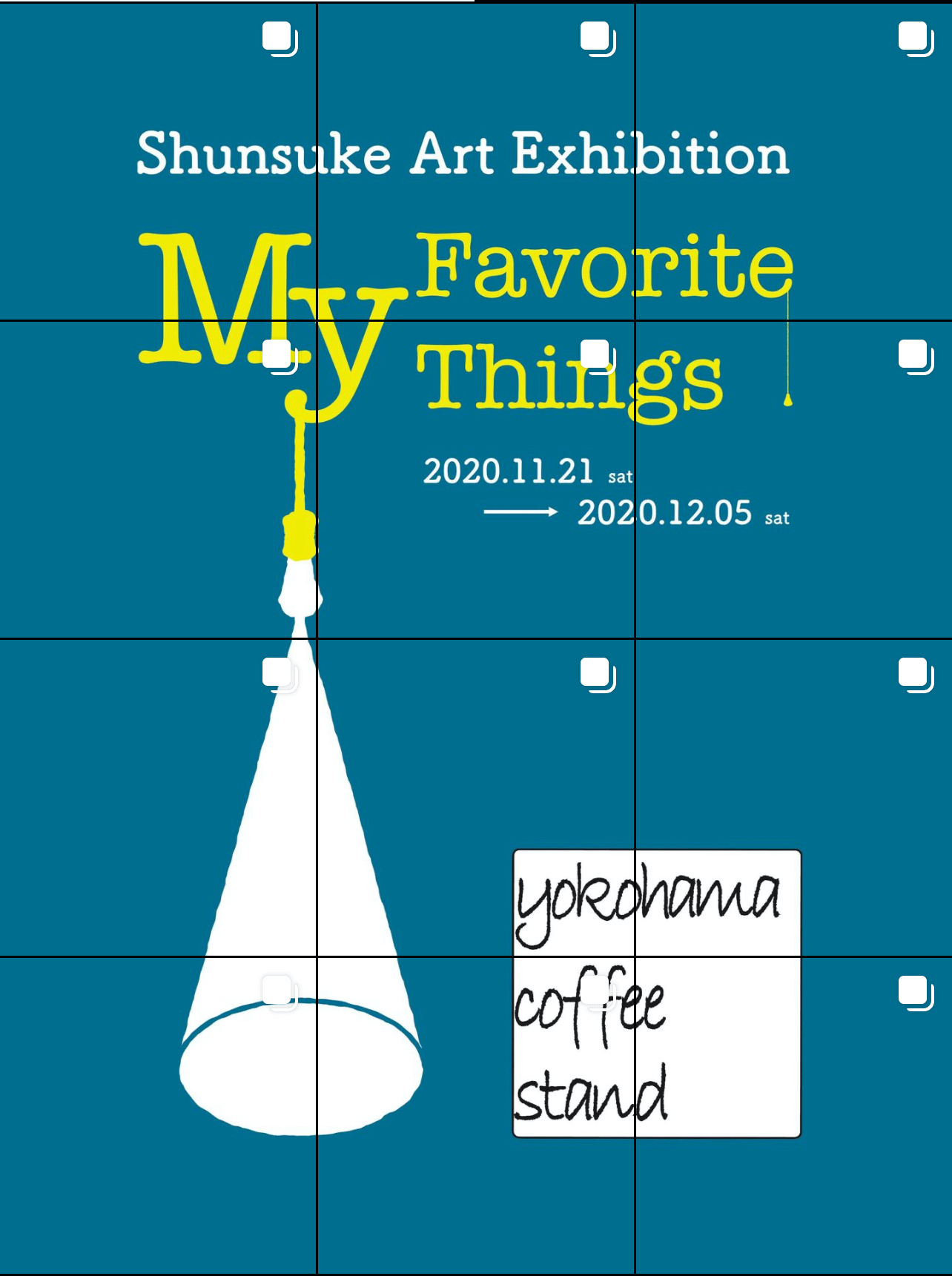shunsuke‘s solo exhibition 「My Favorite Things 」開催のお知らせ