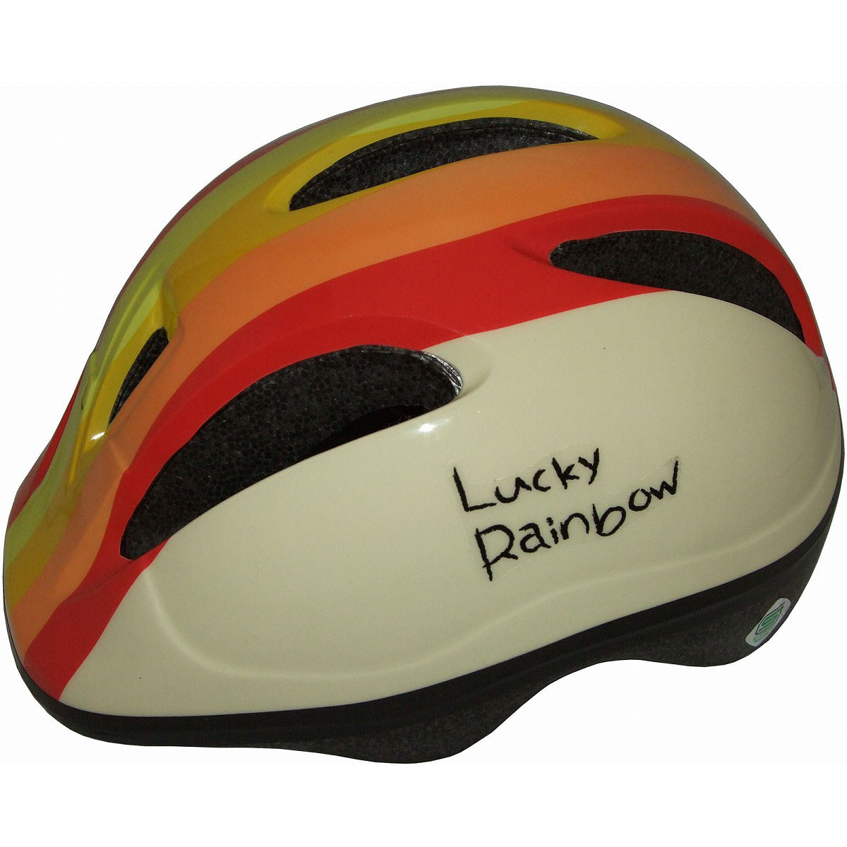 rainbow kids helmet