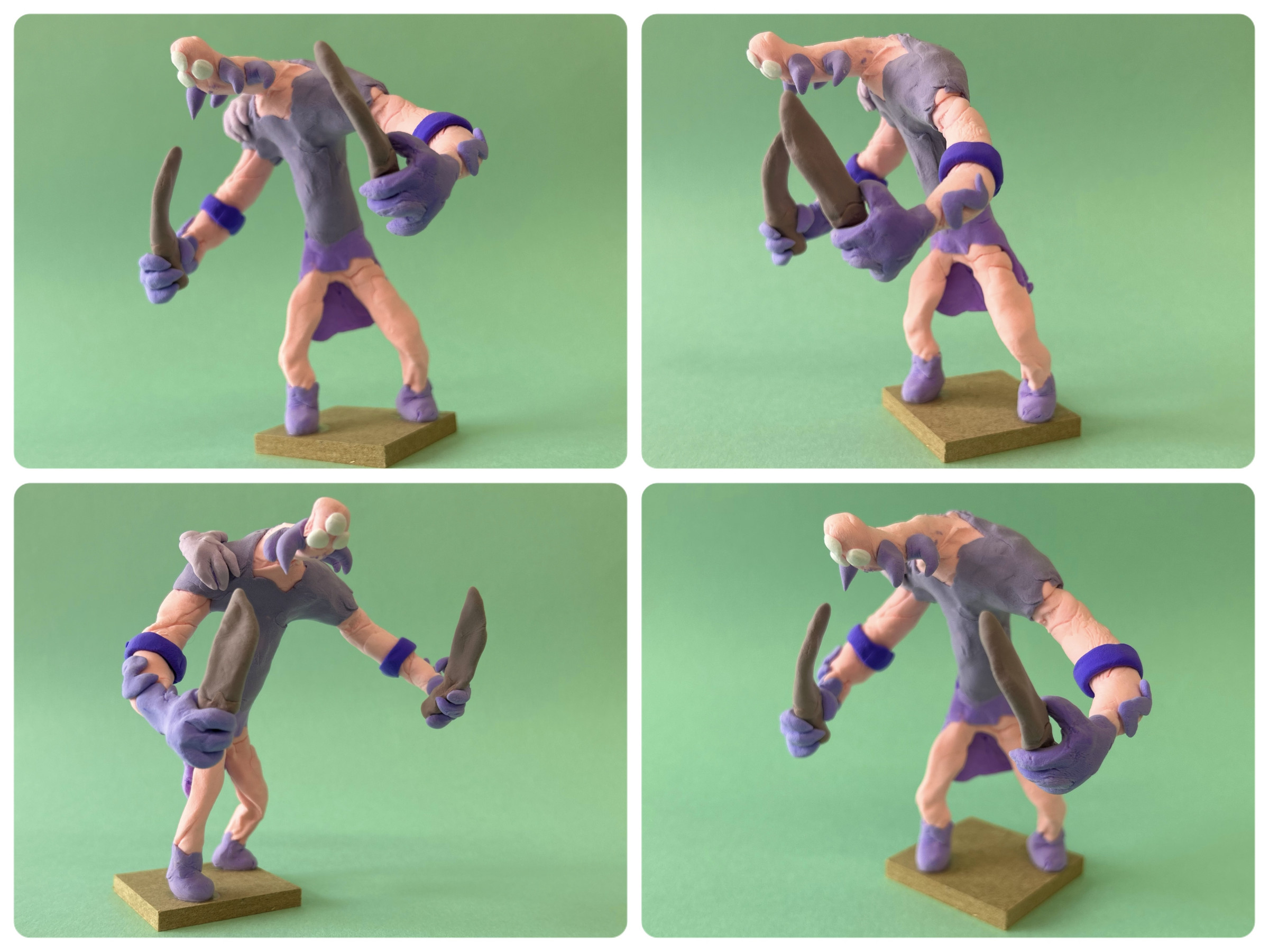 粘土工作「 小4 男子 「謎の物体💥シタマルタ」)