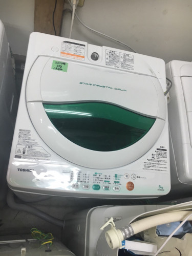 2013年 全自動洗濯機 5キロ  ￥19800