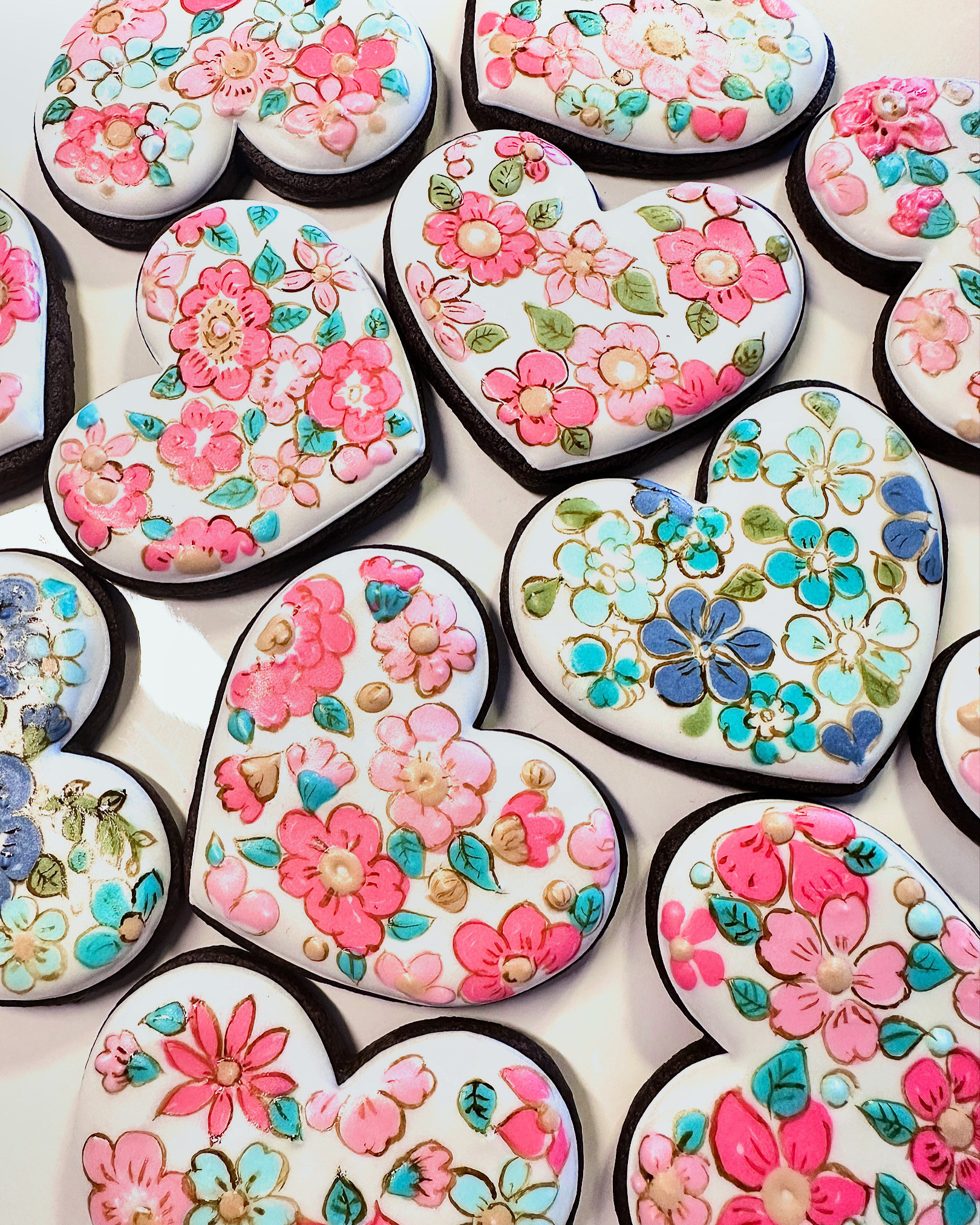 Liberty patterns royal icing cookies for every mom on the earth