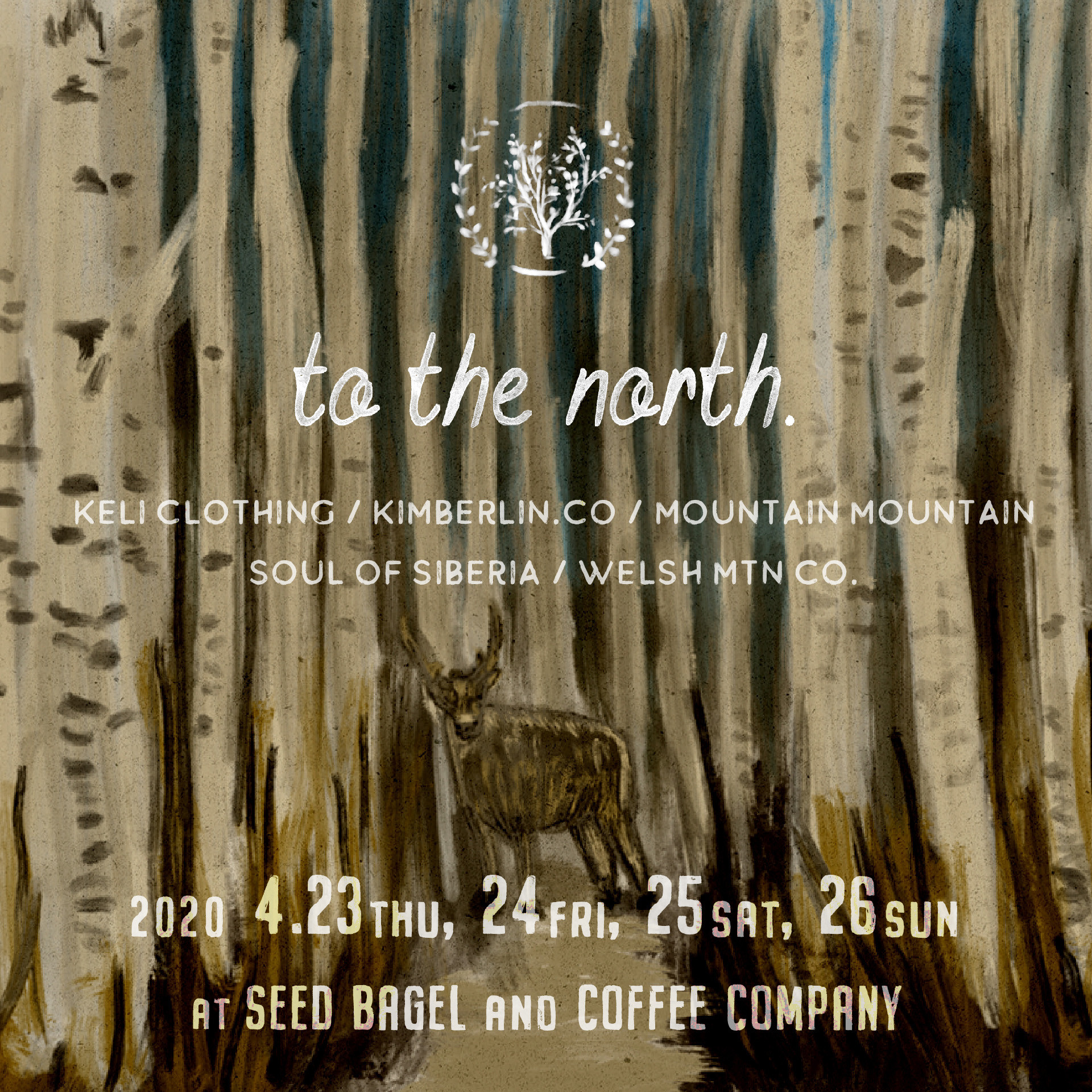 「to the north.」at SEED BAGLE & COFFEE COMPANY