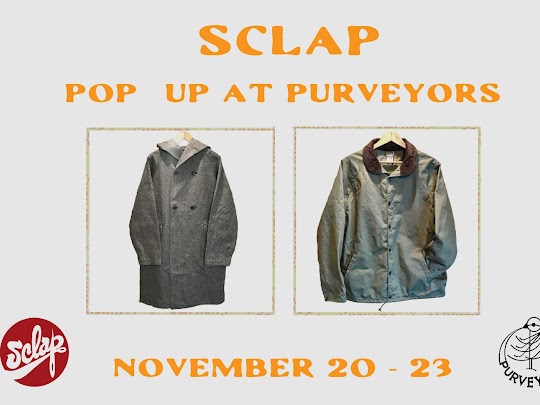 SCLAP POP-UP at Purveyors