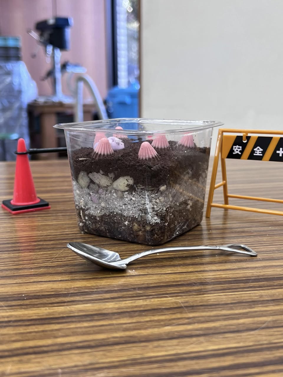 2025/2/22　千葉市埋蔵文化財調査センター「貝と人」展　貝塚パフェ作り