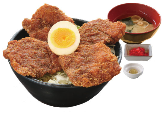 チキンソースカツ丼セット