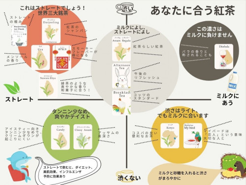 【紅茶の特徴】あなたに合う紅茶マッピング!