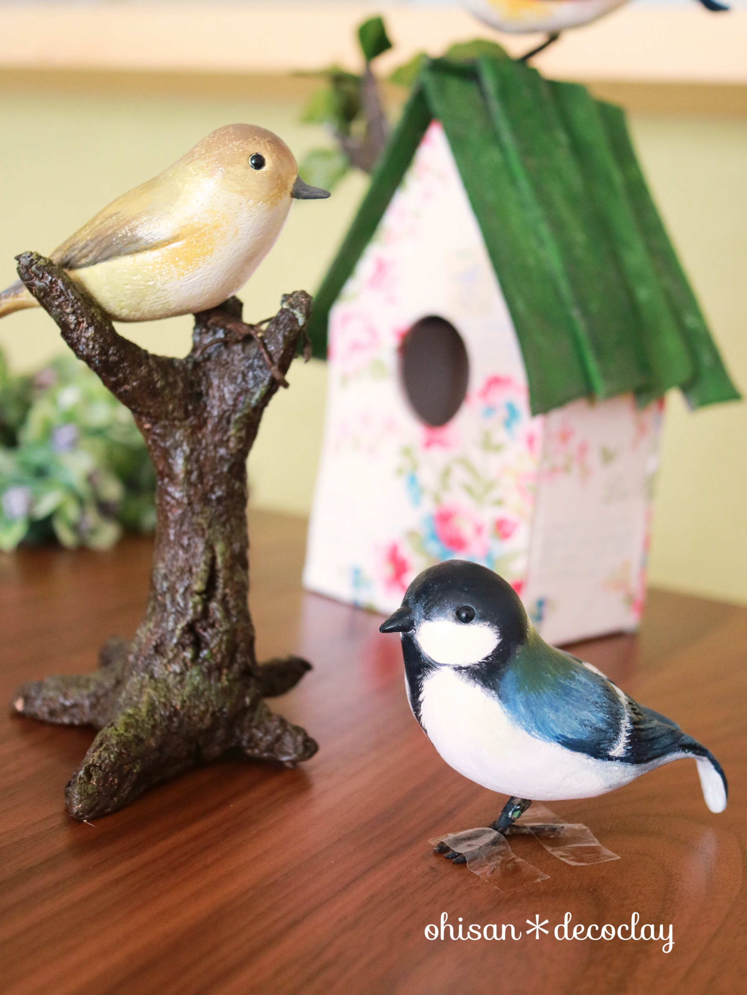 造形コース☆小鳥とバードハウス