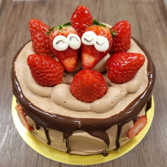 あさいさん苺の生チョコ苺ショート