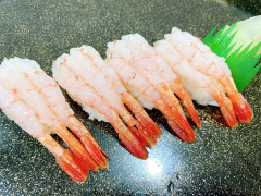 甘エビ　（税込）2貫260円　4貫520円