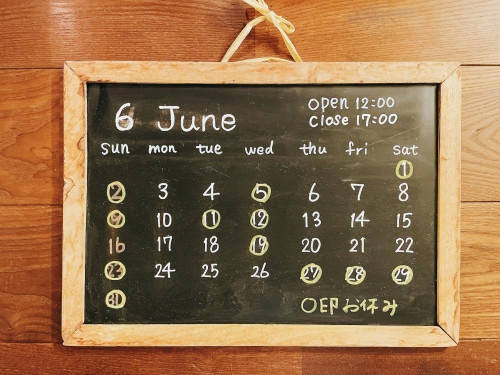 6月営業カレンダー