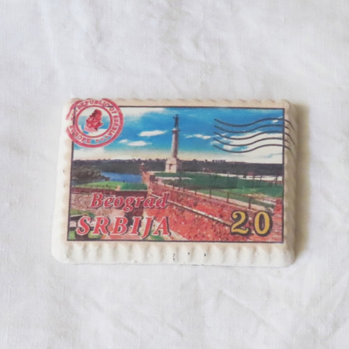 【online shop】新入荷のお知らせ セルビア製マグネット|ベオグラード(勝利の像/Beograd SRBIJA)│6cm