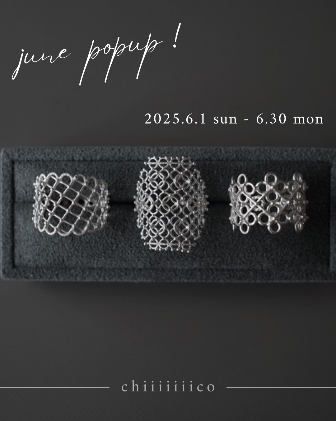 6月Popup 『chiiiiiiico』
