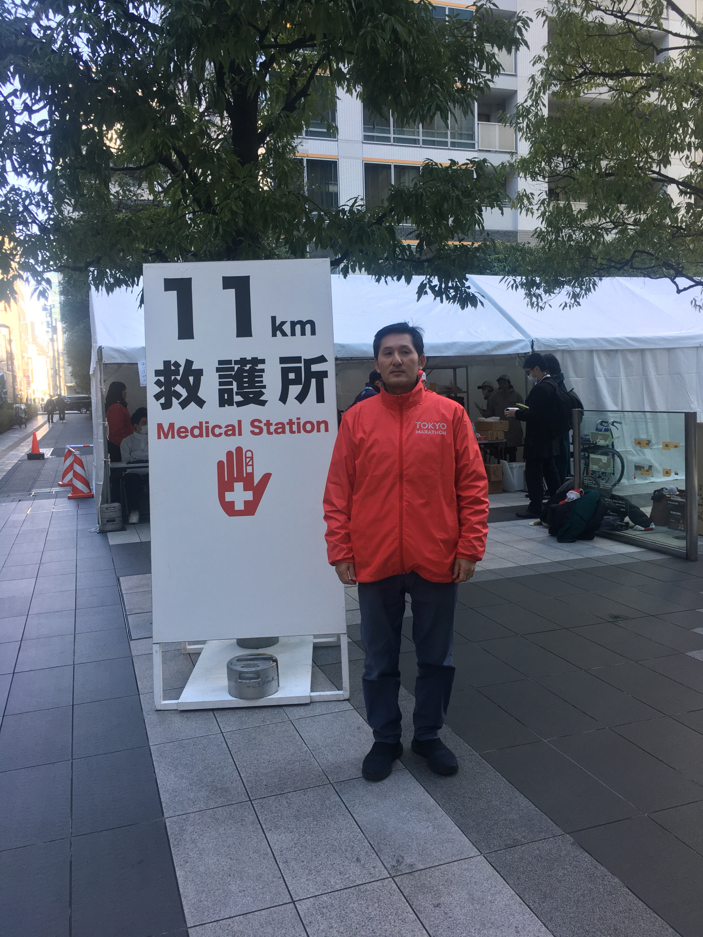今回も東京マラソンの救護車両として参加させて頂きました。