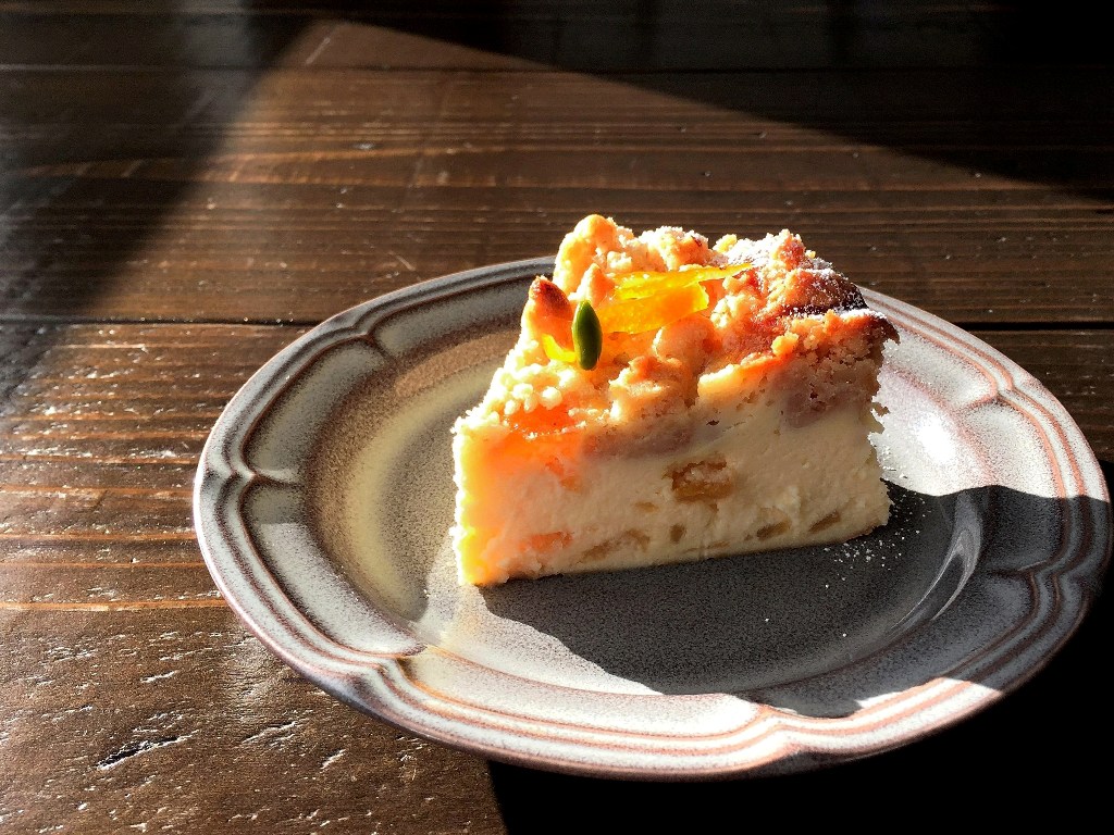 鬼柚子のベイクドチーズケーキ