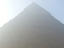 カイロ　クフのピラミッド