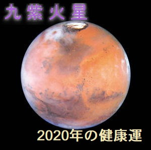 2020年（令和２年）　九紫火星の健康運と吉方位　祐気取り