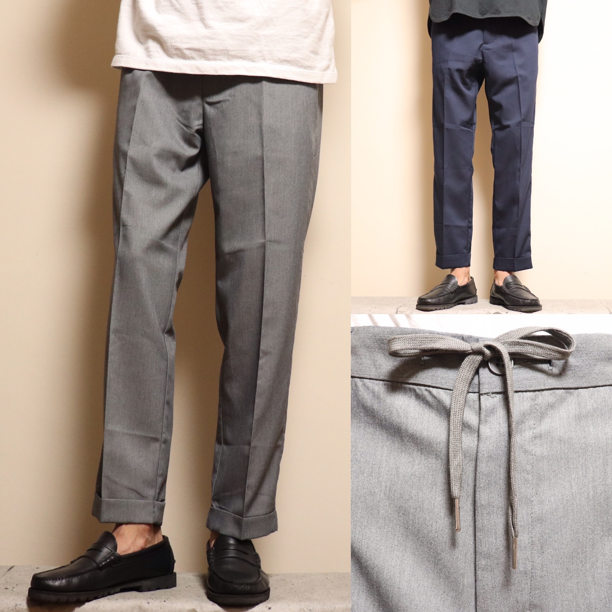 センタープレス トラウザーパンツ