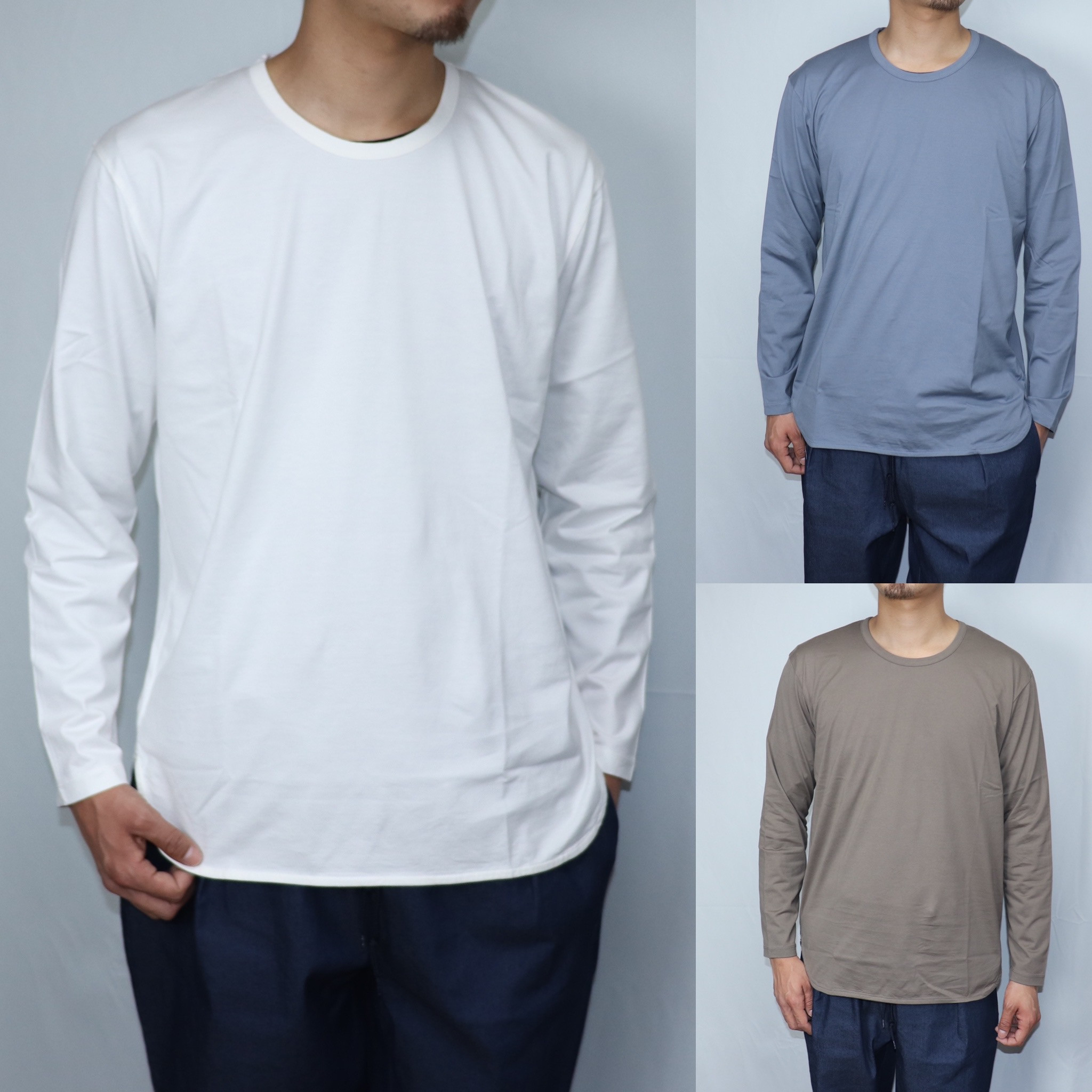 CURLY スビン綿 超長綿 希少 長袖Tシャツ
